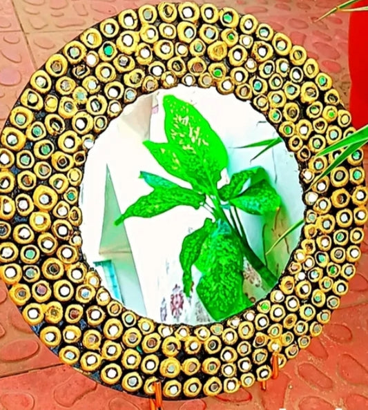 Decorative mirror, crafted by skilled artists
