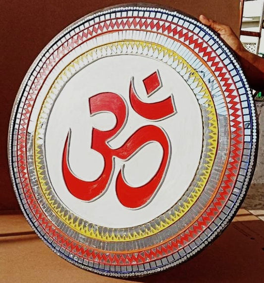 "OM" Lippan Art wall hanging