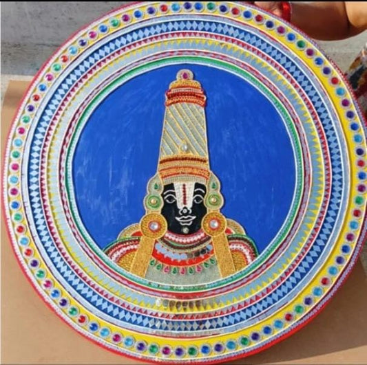 Balaji , lippan art wall hanging